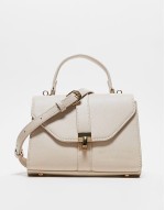 Valentino sobo buckle detail grab bag in cream