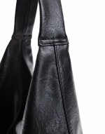large scoop tote bag in black