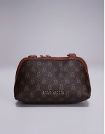 Bmarlie Monogram shoulder Bag in Brown