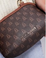 Bmarlie Monogram shoulder Bag in Brown