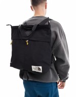 Berkeley logo tote backpack in black
