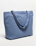 Orlando logo tote bag in blue