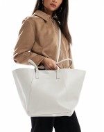 PASQ winged tote bag in stone