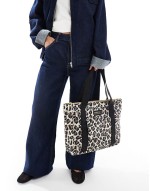 Boulevard tote bag in leopard