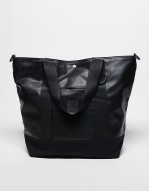 Norwich canvas tote in black