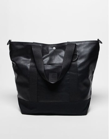 Norwich canvas tote in black