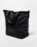 Norwich canvas tote in black