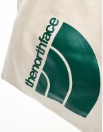 Half Dome logo tote bag in ecru