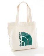 Half Dome logo tote bag in ecru